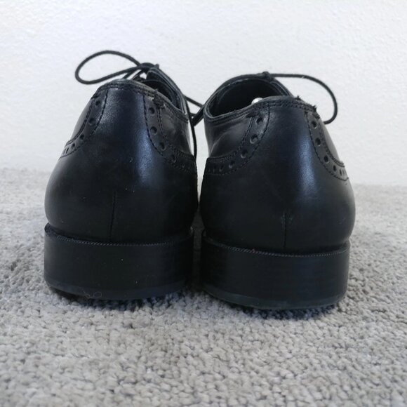 Cole Haan Grand OS Jefferson Wingtip Oxford Mens 11.5 Shoes Black Leather C23795 - Picture 9 of 12